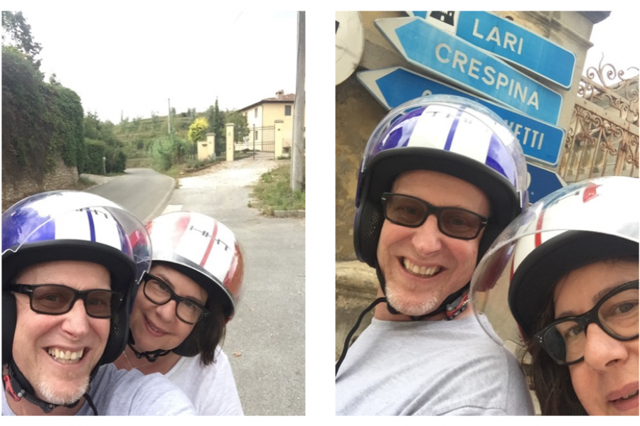 Mr.&Ms. Chase in vacanza con la nostra GTS 125cc