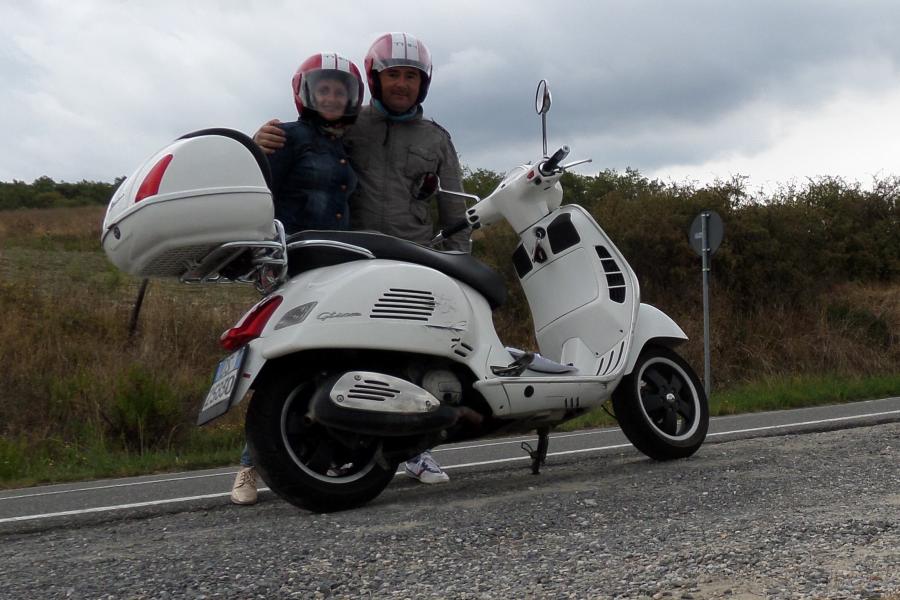 Mr.&Ms. Sanchez dalla Spagna mentre si godono la Toscana