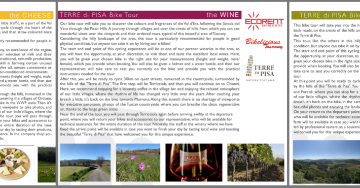 Terre di Pisa Food & Wine Bike Tours